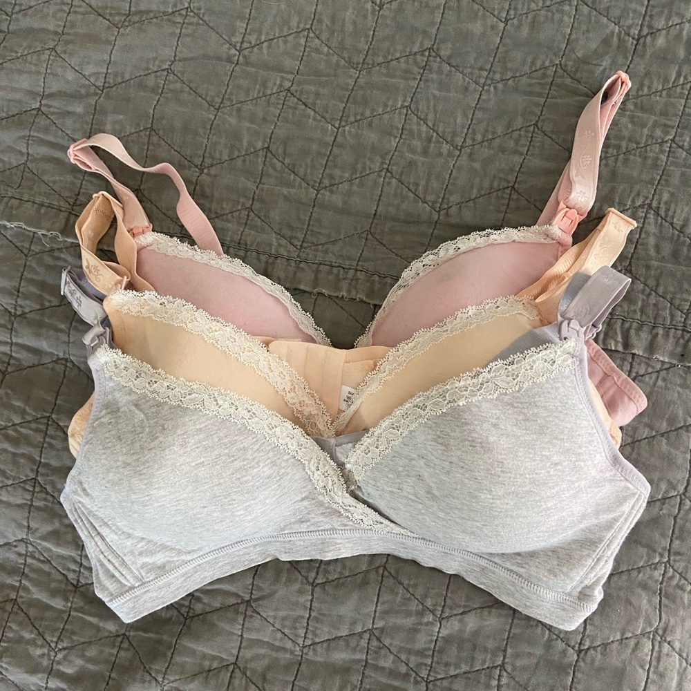 Set of 3 Momma’s Shop Maternity/Nursing Bras